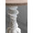 Antique White Round Side Table-1344862477