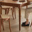 Vintage beautiful cherry wood large dining table-1785221802