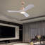 Lustre ventilateur de plafond moderne à DEL 42 po avec télécommande Jhamarion-2092615410