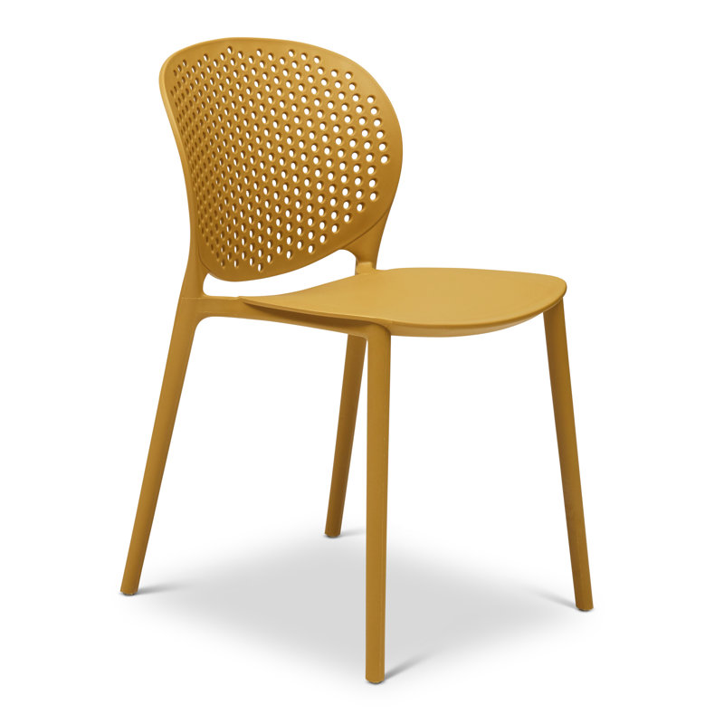 Bailey Stacking Patio Dining Chair, Ginger