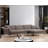 Stylish Corner Sofa, Grey, 114.2 x 70.9 x 37.8 Inches | Durable Beech Wood & Chipboard Frame | 100% Polyester Fabric, Dry-Cleanable | Includes 2 Pillows, Fixed Cushions, Adjustable Mechanism | Modern Design for Living Room-90667807
