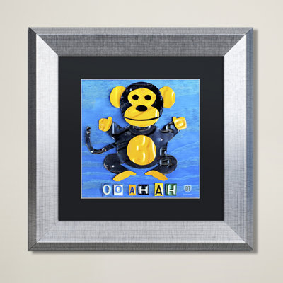 "oo ah ah the singe" par design turnpike, art encadré Odessa