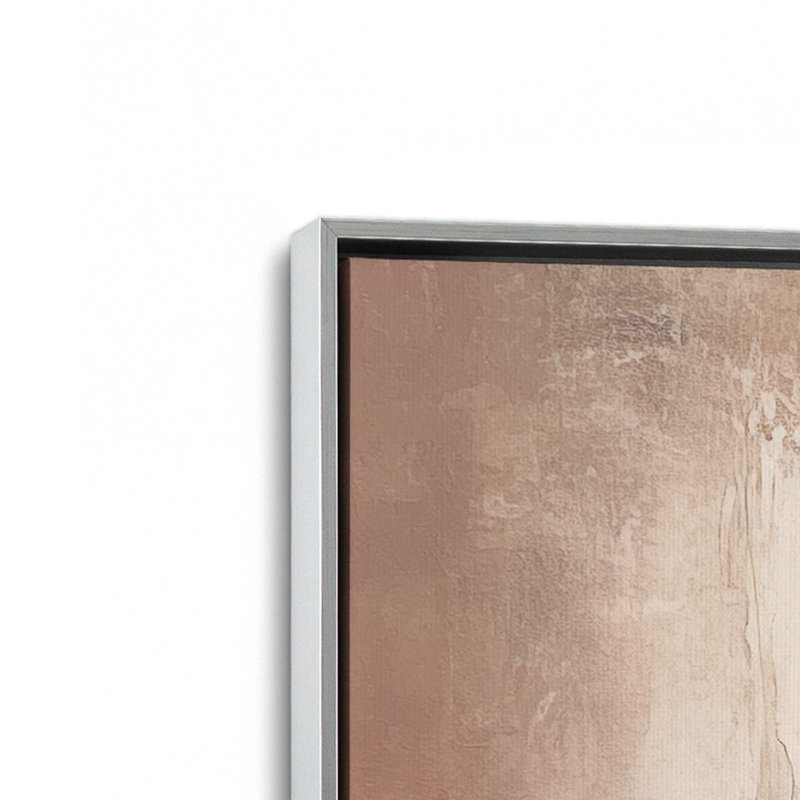 «Russet Mist D dépliant», reproduction sur toile dans un cadre en chrome poli, H 18,75 po x l 12,75 po x P 1,75 po