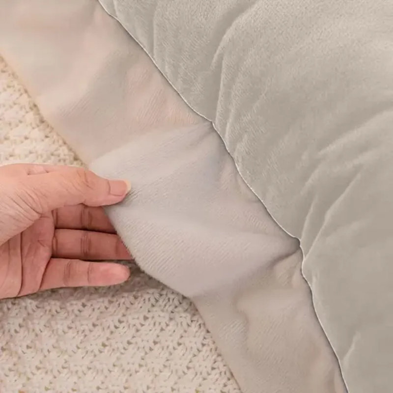 Oreiller de tête de lit rembourré en coton naturel, longueur 1,5 mètre, mezzanine réglable, hypoallergénique et respirant, support mi-ferme pour le lit