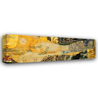 Lark Manor™ Klimt, Gustav Gallery Wrapped Canvas Art Titled: Water Serpents I