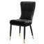 Chaise rembourrée moderne avec structure en métal-456032069