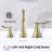 Bathroom faucet with 360 degree turn spout-110825971