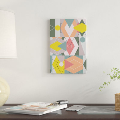 «Graphic CXLV», reproduction d'impression sur toile tendue