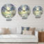 RaIn Falling Down in Green Lit Forest I - Horloge murale-59914686