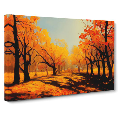 Sweet Autumn Forest - Wrapped Canvas