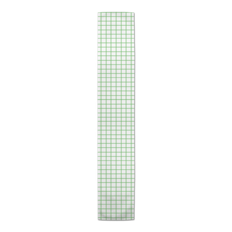 Chemin de table à motif écossais badminton Saint-Patrick, L 16 po x l 72 po