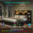 Bed Frame With 4 Storage Drawers, Built-In LED Lights & USB Charging Station, Side Bookshelf Storage-1660902830-1660902824