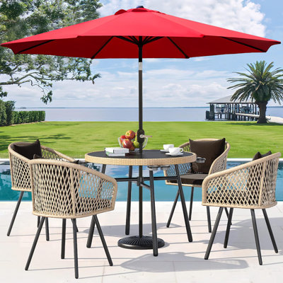 Parasol Sunetra de 106 po avec contrepoids inclus