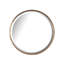 Ania Round Iron Beveled Wall Mirror