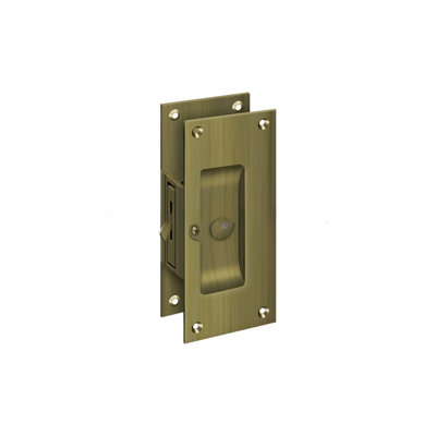 Serrure décorative Deltana SDL60U5 6 po, intimité en laiton antique