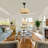 20" Boho Rattan Caged Ceiling Fan with Dimmable LED Light and Remote Control