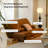 74.8"Brown Chenille Goose down Sofa Bed with Cushions