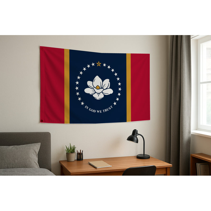 Drapeau de l'État du Mississippi - Drapeau