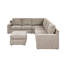 Canapé modulaire rembourré 7 pièces Ruriko-2072599276