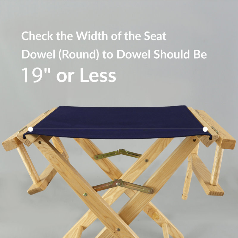 Somer Folding Director Chair Replacement Canvas, Chili Pepper