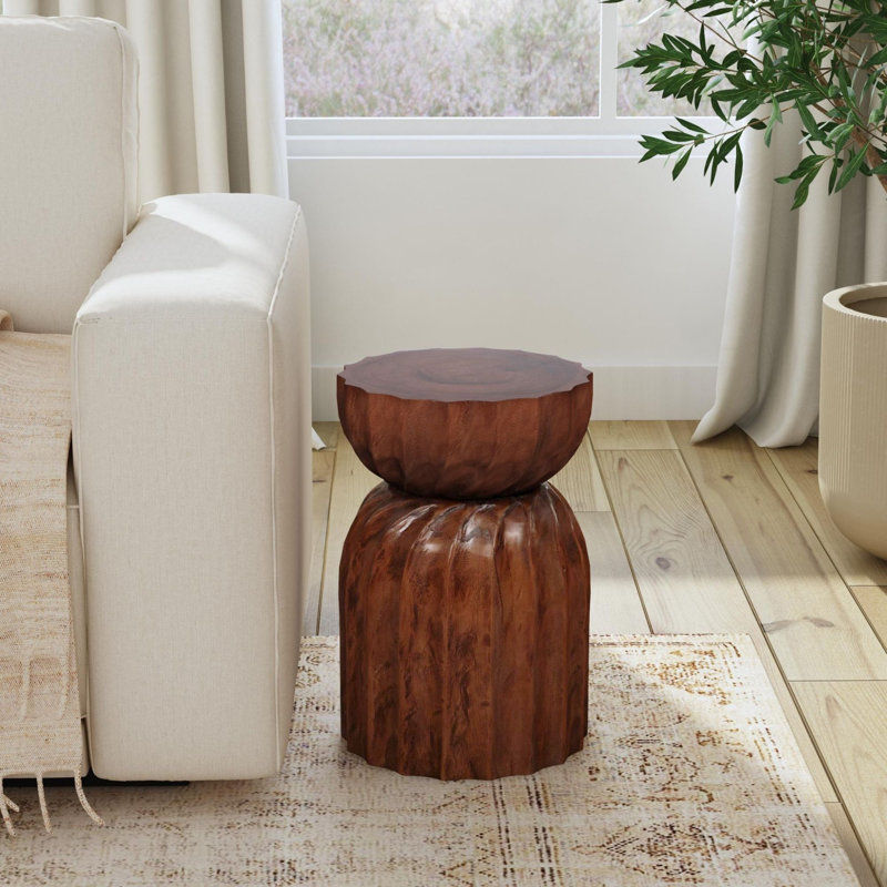 Chalyce Solid Wood End Table