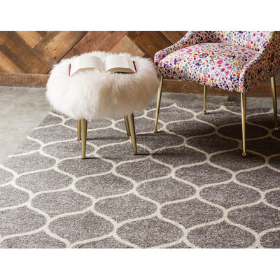 Tapis gris clair Lllan