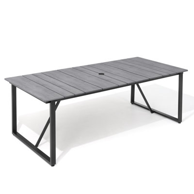 Rajibul Rectangular Outdoor Dining Table