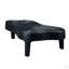 47.24''Fibreglass Clound Coffee Table For Living Room,Matte Black Relief Table Front Of The Sofa, Irregular Centre Table For Apartment