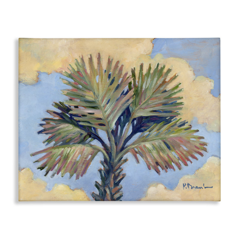  «Summer Californiaian Palm» par Paul Brent, H 36 po x l 48 po
