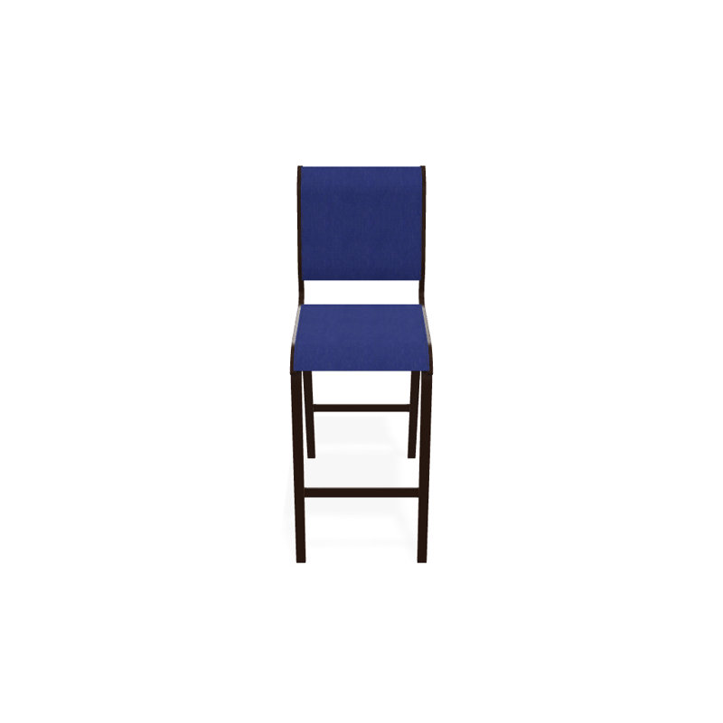 Tabouret de bar 29,5 po Holna, Atlantis bleu royal Sunbrella®, Kona texturé