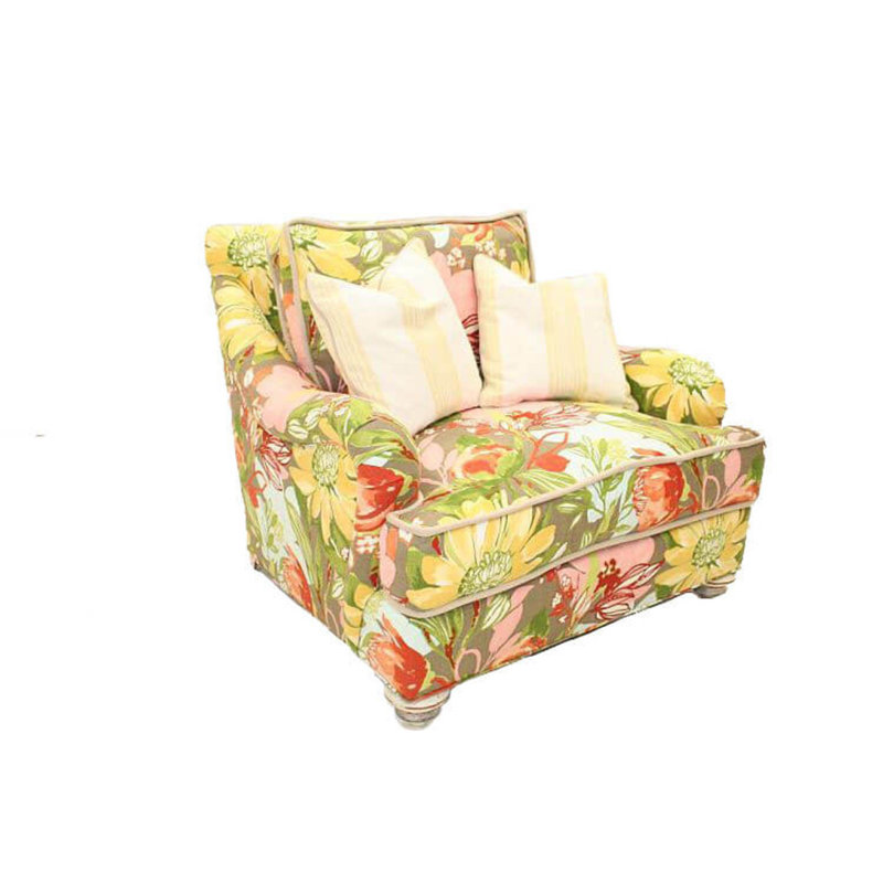Armchair, Bella Black Performance Velvet, Brushy Bayou