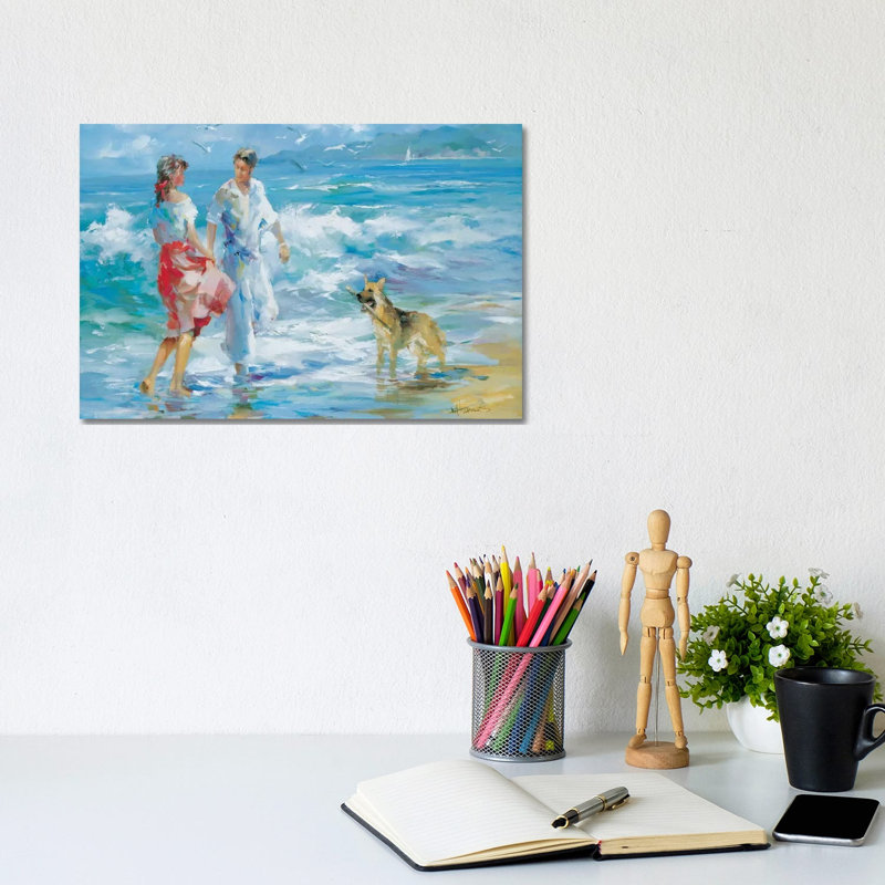 Happy Family I by Willem Haenraets - Wrapped Canvas Print, 20.32 cm H x 30.48 cm W