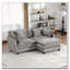 Modern LoveSeat Cloud Sofa,Apartment, Comfy Double Layer Upholstered Seat Cushion, Breathable Chenille Fabric-1509979445
