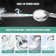 Filtered Shower Head With Handheld, High Pressure 9 Spray Mode Chrome Showerhead With Filters,Detachable Shower Head,Water Softener Filters Beads For Hard Water -Remove Chlorine