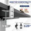 Support de bureau double VIVO, standard-V032-83830671