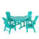Albric 4 - Person Patio Dining Set with Round Table