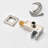 Ceiling Shower With 16" Head And Handheld - Brushed Nickel, Brass, Natural Rainfall Simulation, Self-Cleaning Nozzle, Matches American Standard Pipe Demands System & Handheld, ,