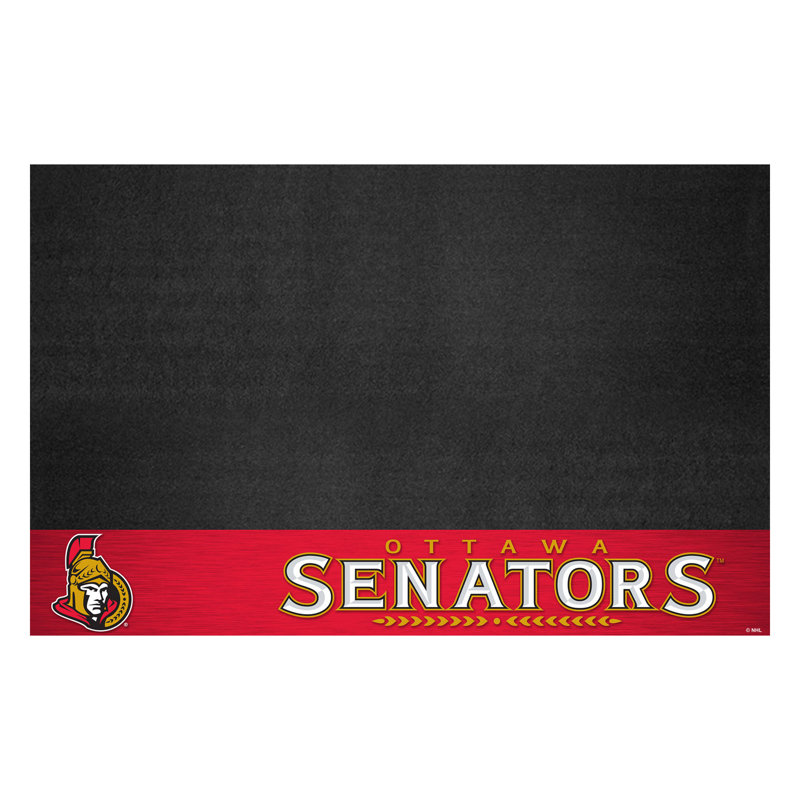 FANMATS NHL 42'' W x 26'' D Grill Mat, Ottawa Senators