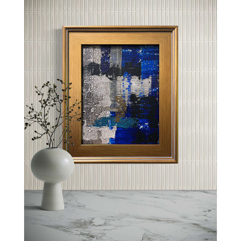 Deep End No. 2 - Original Mixed-Media Abstract Painting by J. Kent Martin