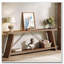 Industrial Extra-Long Console Table with Storage Vintage Charm-880074719