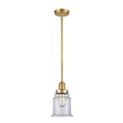 Luminaire suspendu en forme de cloche à 1 lumière Galaviz