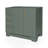 Freitas 36'' Solid Wood Single Bathroom Vanity in Vintage Green, Right Offset Base Cabinet without Top-131260219