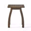 Table d'appoint d'extérieur en bois d'acacia