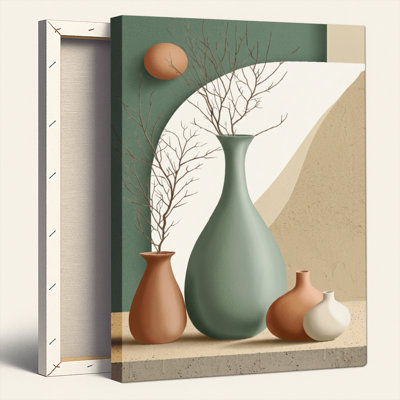 «Gallery Wrap», art mural sur toile pour le salon, la chambre à coucher, le bureau ou le vestibule - décoration murale décorative avec art minimaliste