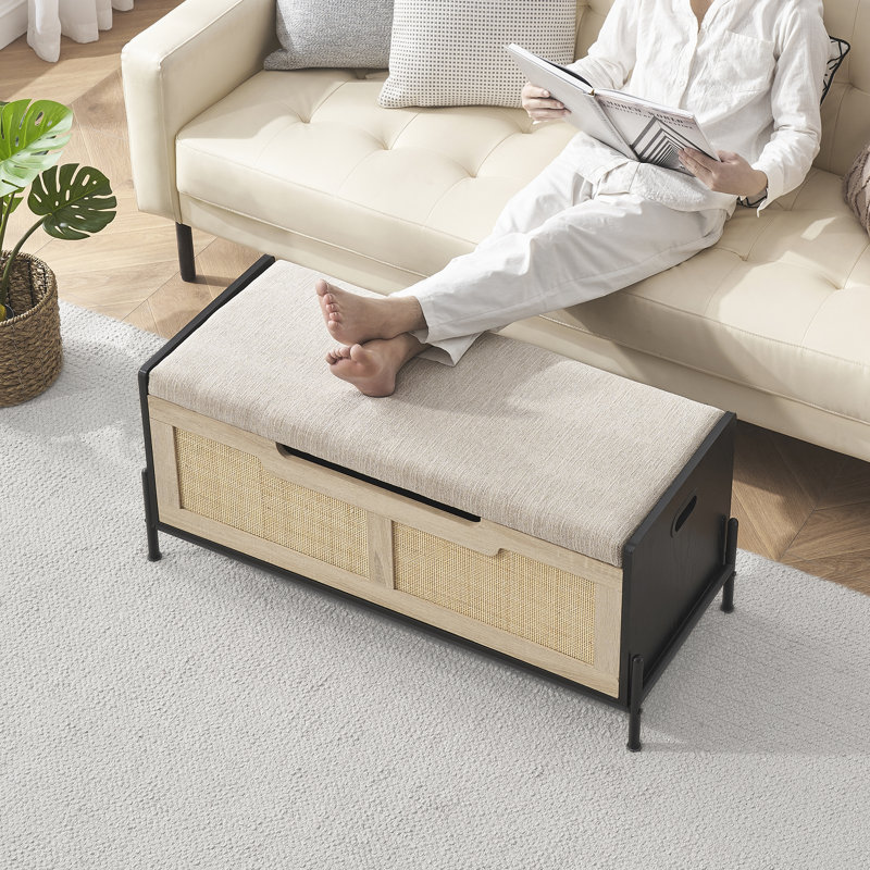 Wood Storage Bench