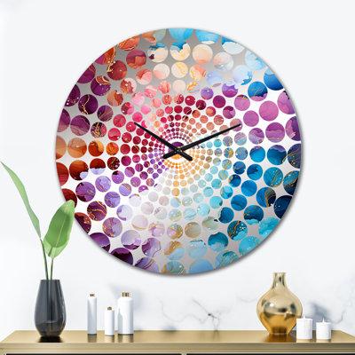 Horloge murale Aurora Borealis