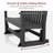 49.21" Outdoor Glider Bench-172564278