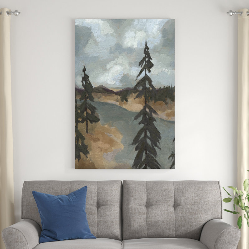 " Yellowstone River II " Mixed Media Painting, 48" H x 32" W