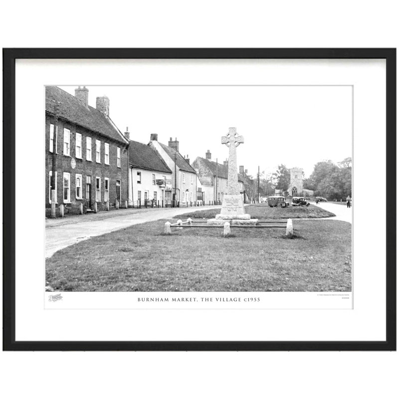 Burnham Market, The Village C1955 by Francis Frith - Single Picture Frame Print, 45cm H x 60cm W x 2.3cm D