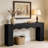 63-Inch Long Sofa Table, Farmhouse Wood Console Entryway Table-1813103692